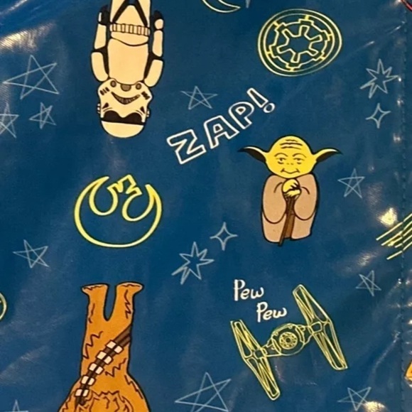 Star Wars Disney Store Rain Coat/Jacket Darth Vader/C3P0/Chewbacca/R2D2/Yoda 4T - Picture 2 of 6